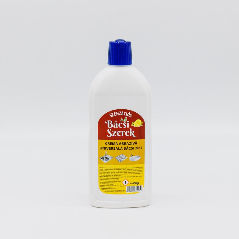 Cremă abrazivă universală Bácsi 2 în 1 600gr